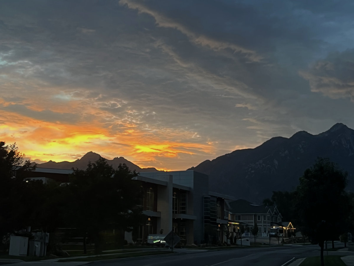 Sunrise along the Wasatch Front